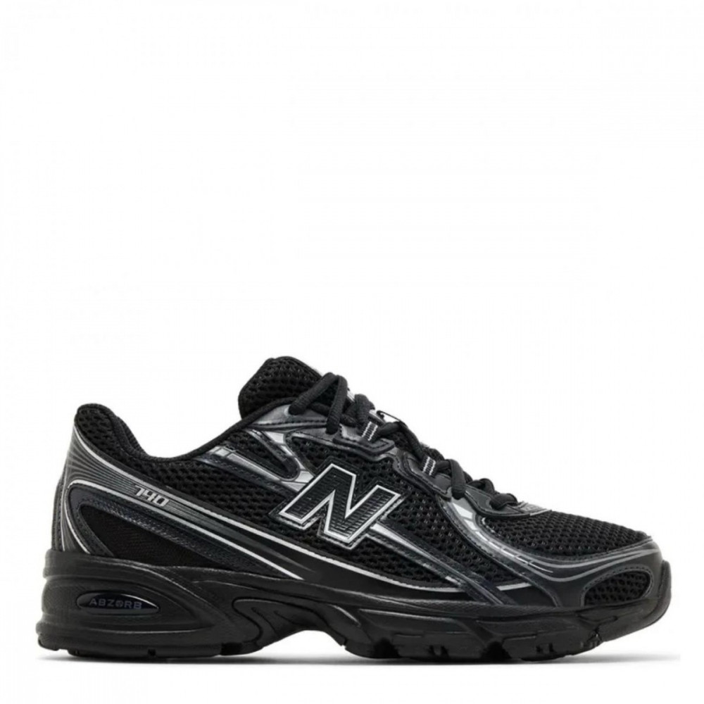 6000New Balance 740v2 Black Silver Metallic